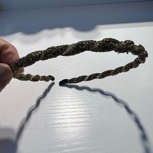 2/$20 Gold Twisted Headband